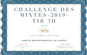Challenge mixtes 3D