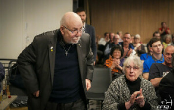 Remise de Médaille Grand Or à Domique Daimay Remise de Médaille Grand Or à Domique Daimay