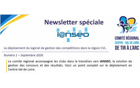 🏹 IANSEO en Centre-Val de Loire
