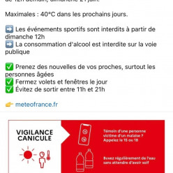 Vague de chaleur : les mesures nécessaires